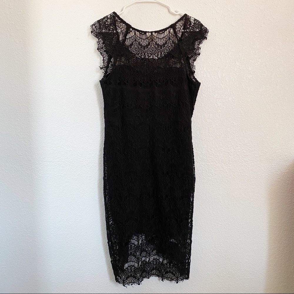 *HOST PICK!* Free People Black Peekaboo Slip Dress - Picture 7 of 14